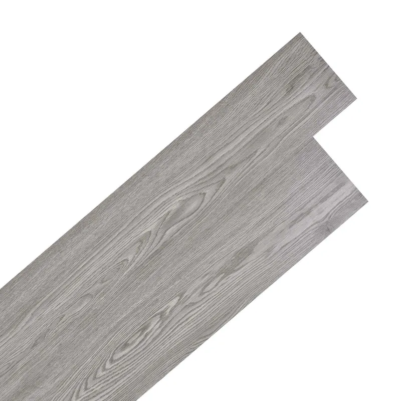 Planches de sol en PVC autocollantes Gris foncé 30,5 x 61 cm