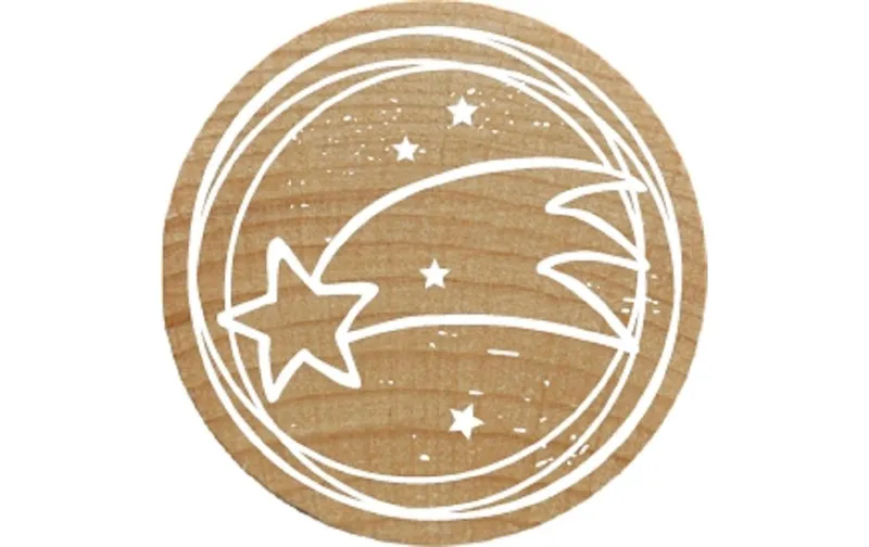 Woodies Stempel Weihnachtsstern 1 pièces