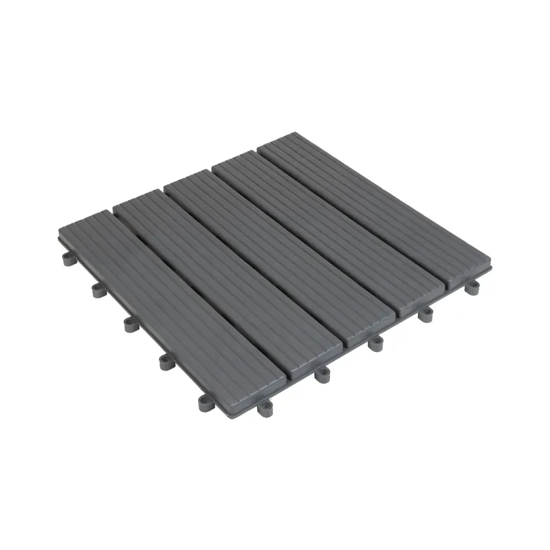 COCON Balkon-& Terrassenplatten Grau, 30 x 30 cm, 6 Stück