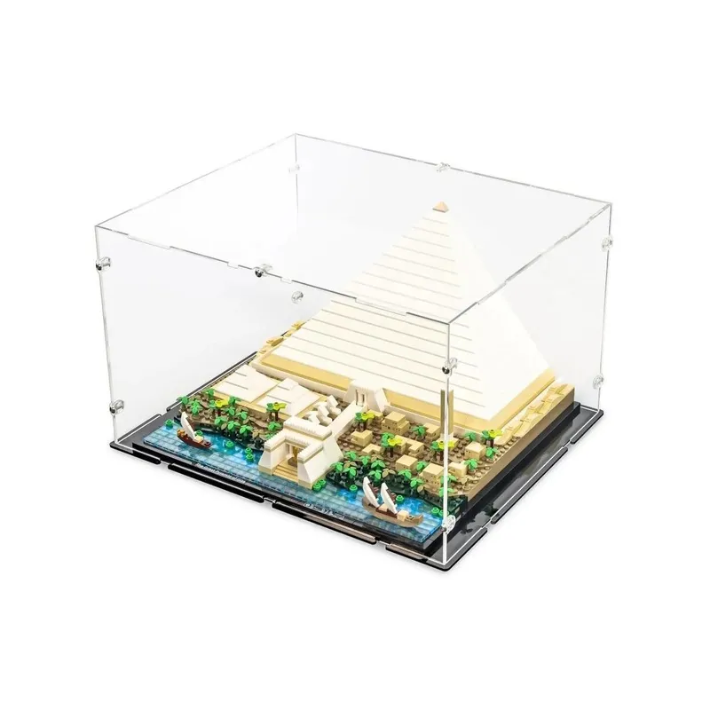 iDisplayit Baukasten Acryl-Display für LEGO 21058 Cheops-Pyramide