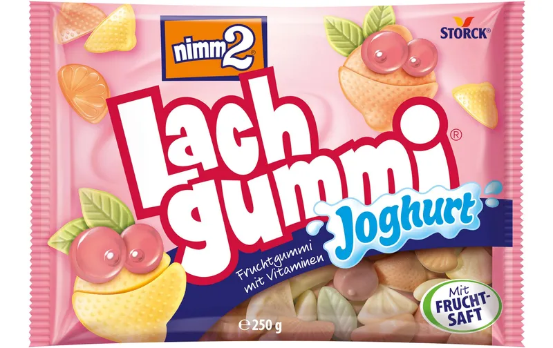 Storck Gummibonbons Nimm2 Lachgummi Joghurt 250 g