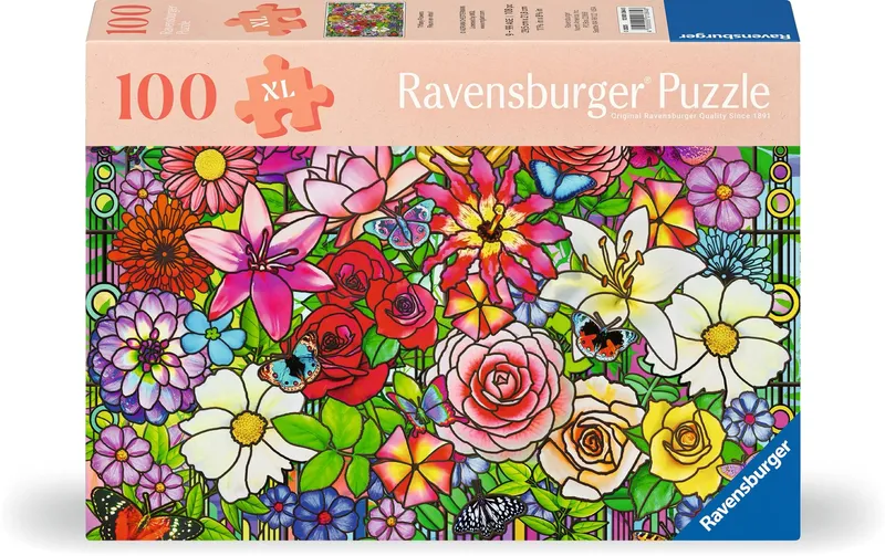 Ravensburger Puzzle Tiffany Flowers 100 XL Teile