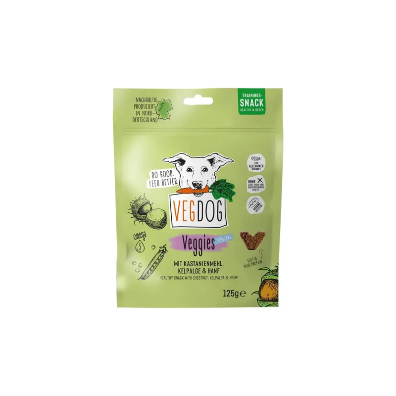 Vegdog Snack Veggies skincare 125 g