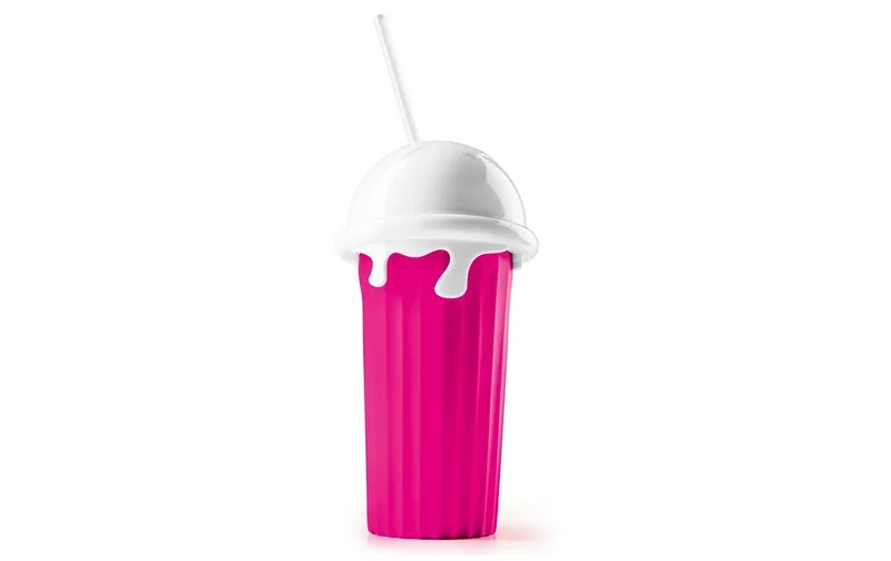 GOURMETmaxx Slushy Ice Maker 0.33 l, blanc/Rosa