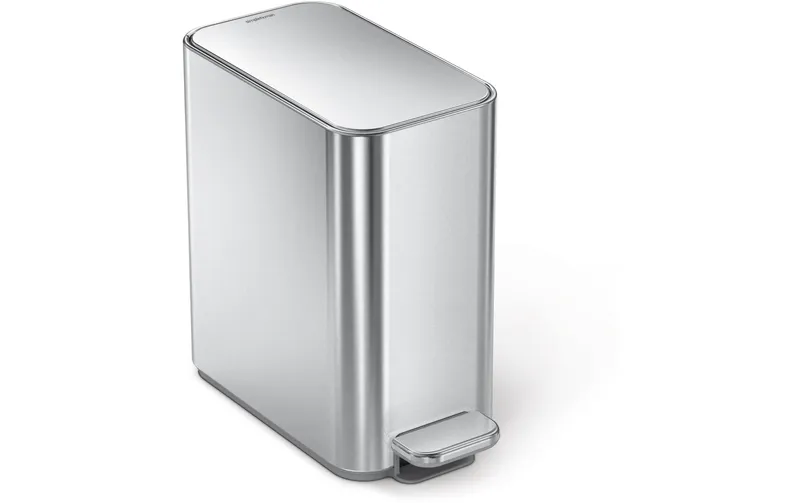 Simplehuman Treteimer 5 l, Silber