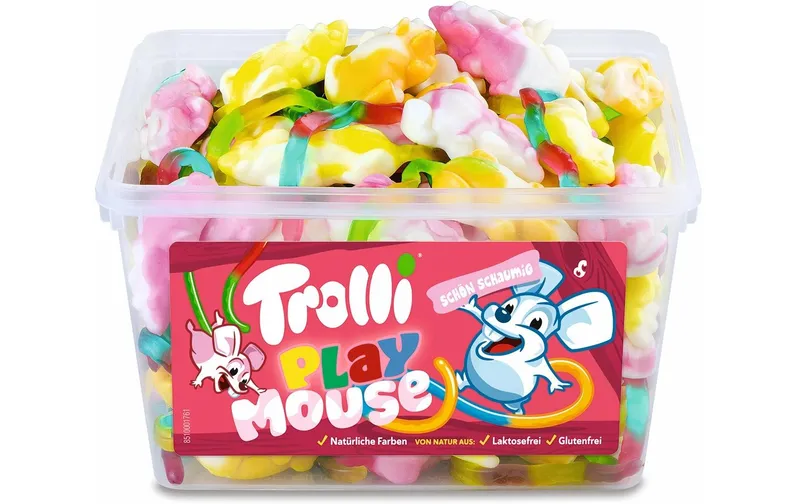 Trolli Gummibonbons Playmouse Dose 1200 g
