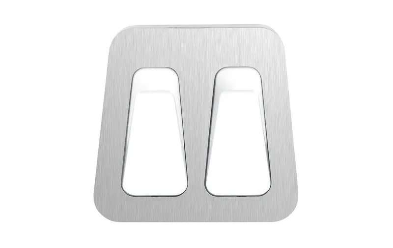 tesa Doppelhaken Powerstrips WP LARGE blanc/Silber, 3 kg
