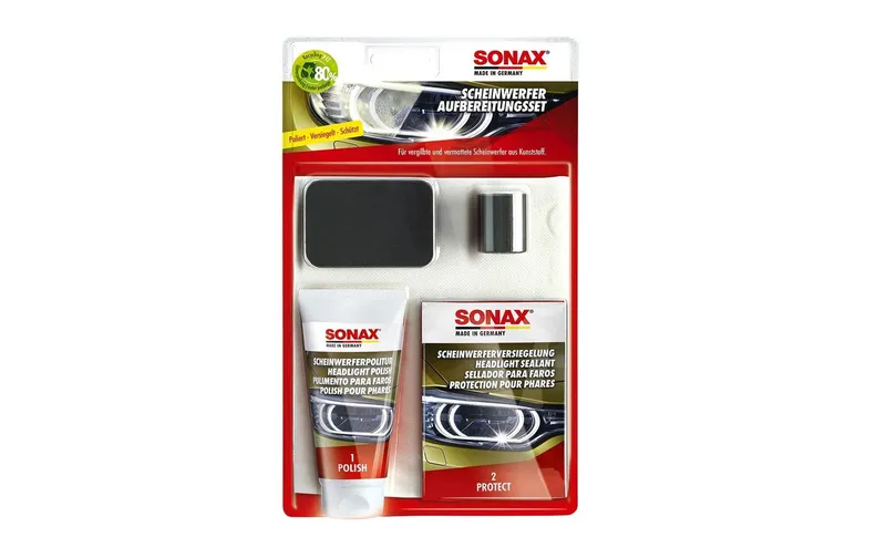 Sonax Scheinwerfer Aufbereitungsset 85 ml