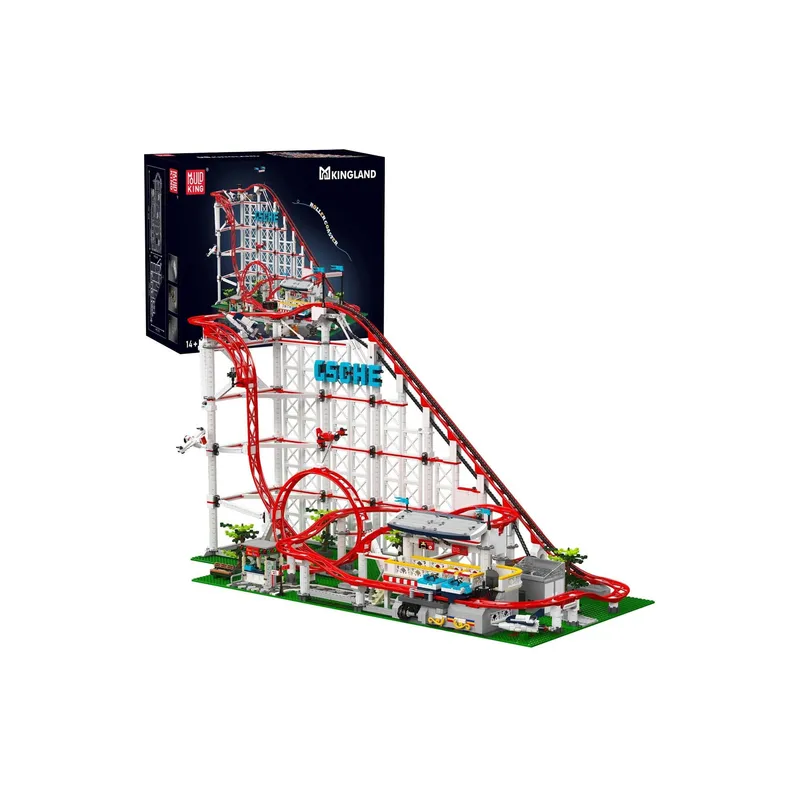 Mould King 11014 Achterbahn mit Elektroantrieb