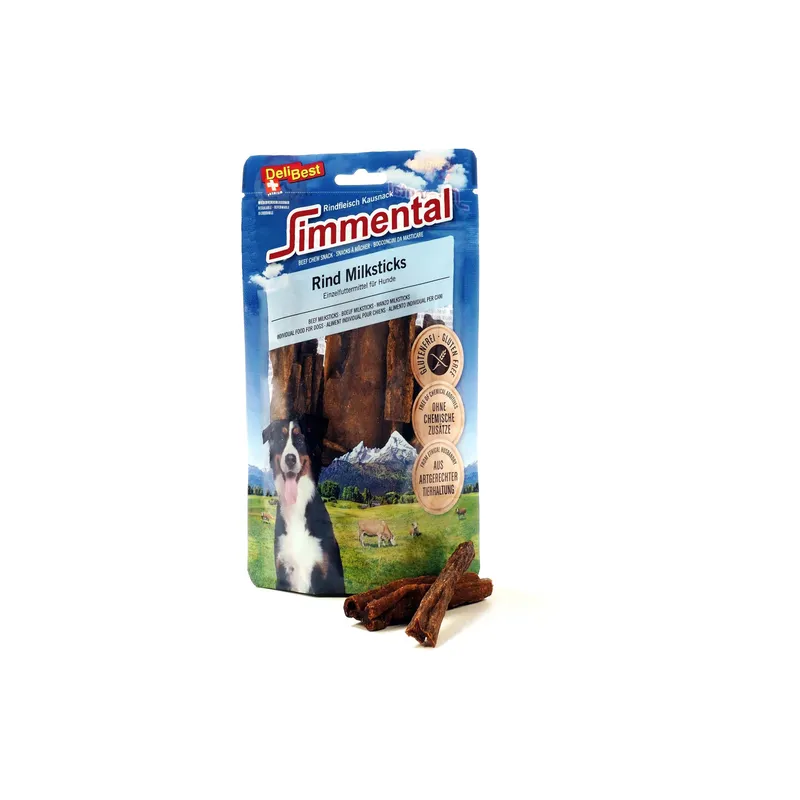 DeliBest Simmental Rind Milksticks Mini 90 g