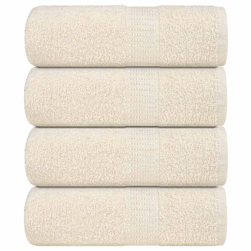 Waschtücher FROGN 4 Stk. Creme 30x30 cm 360 g/m²