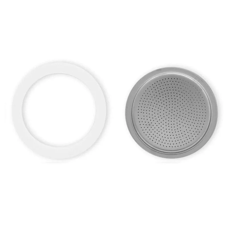 Bialetti Dichtung & Filterplatte vers Bialetti Brikka, 4 Tassen