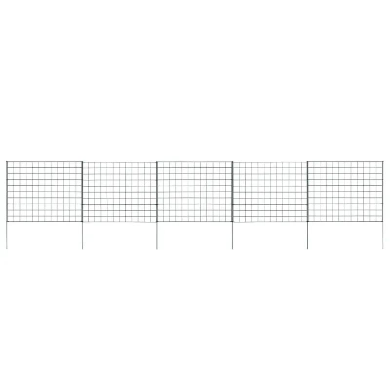 Gartenzaun Set 77,5x64 cm Grün