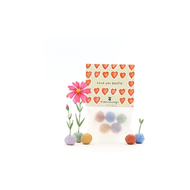 la Stadtgärtner Blumenmurmeln «Love You Bestie»