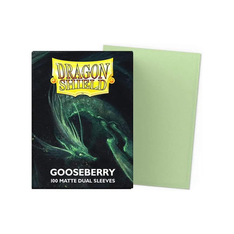 Dragon Shield Kartenhülle Dual Matte Gooseberry, 63 x 88 mm