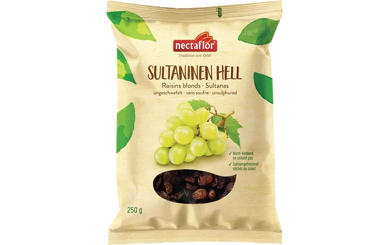 Nectaflor Sultaninen hell 250 g
