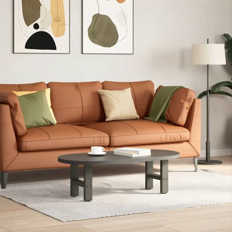 Couchtischbeine antracite 2 Stk. 40x(30-31) cm Stahl
