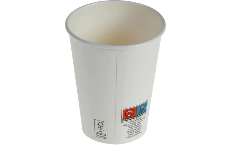 belesse nature Kartonbecher 3 dl weiss 50 pezzi