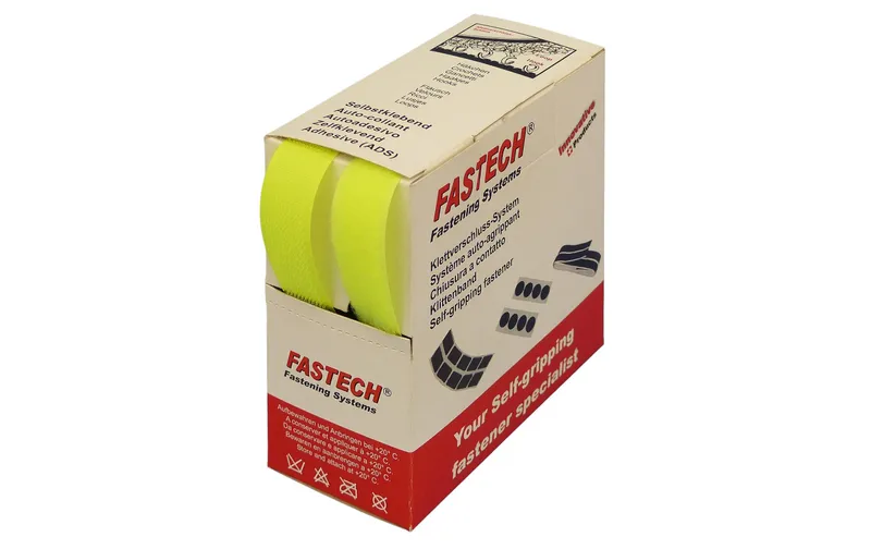 FASTECH Klettband-Box Neongelb