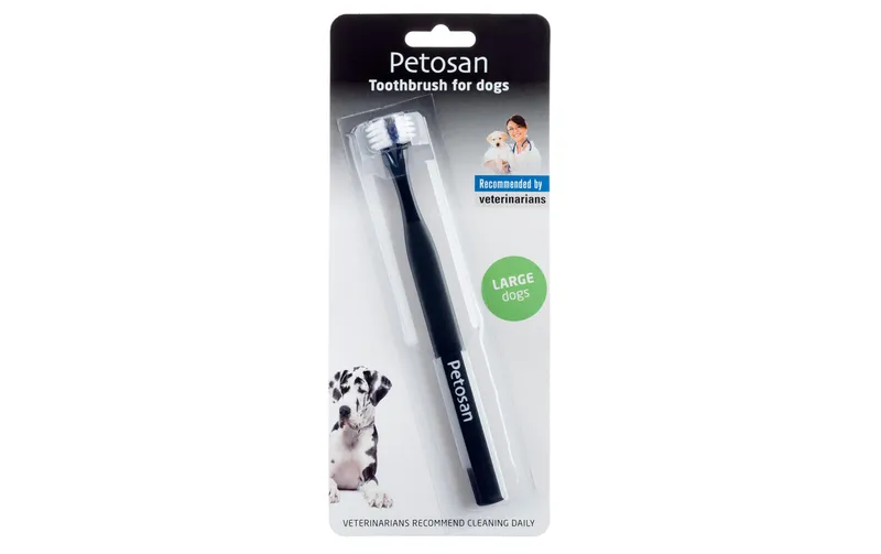 Petosan Hunde-Zahnbürste for Hunde, L