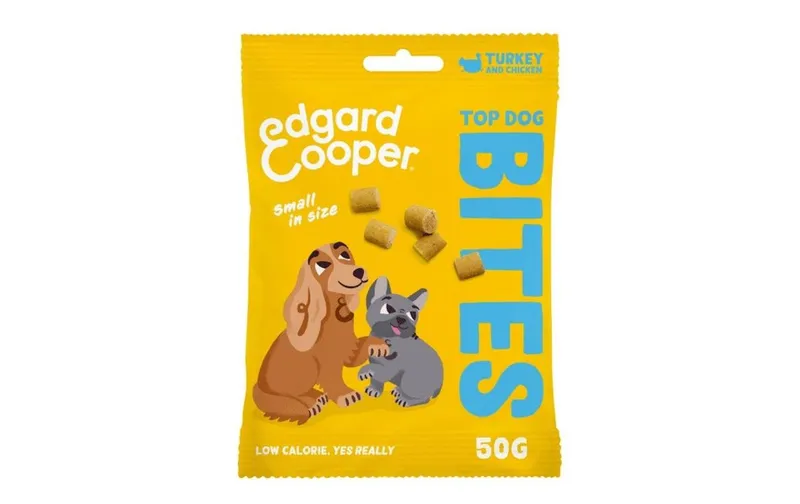 Edgard & Cooper Leckerli Bites Truthahn & Huhn Small, 50 g