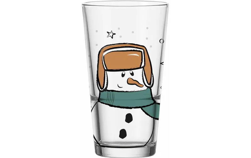 LEONARDO Trinkglas Schneemann 6 x 330 ml, transparent