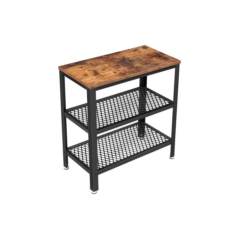 VASAGLE Beistelltisch 30 x 60 cm, Braun