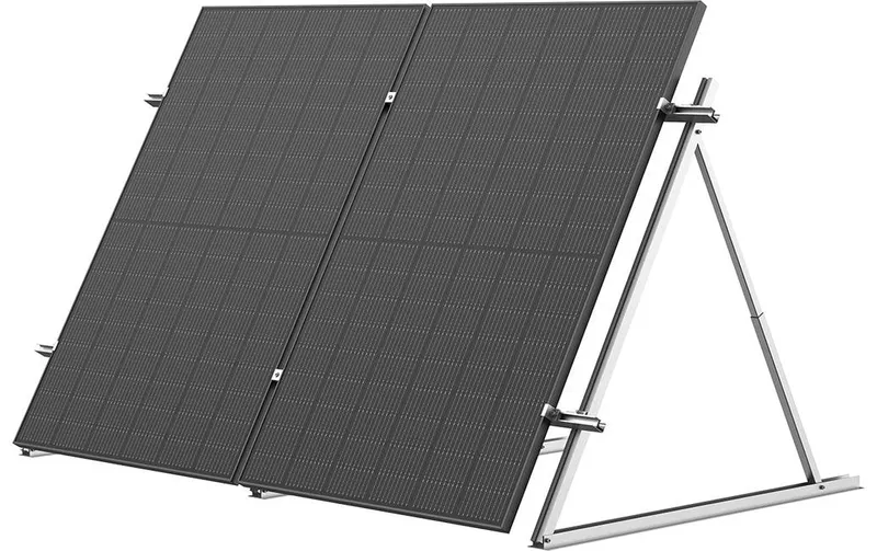 EcoFlow Verstellbare Kippsupporto per 100W/400W Solarpanele argento