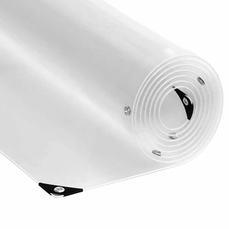 trasparentee Plane mit Ösen 4x6 m PVC