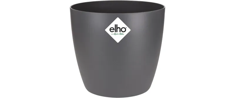 Elho Blumentopf Brussels mini, rund, 0.5 l, anthracite