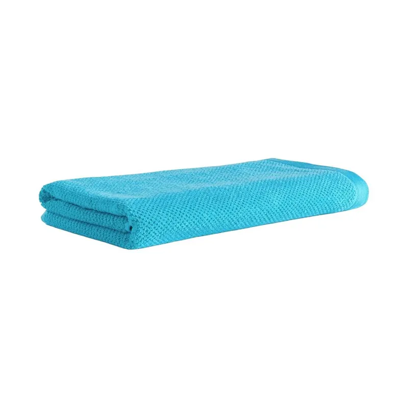 Möve Strandtuch Bliss Uni 80 x 180 cm, Turquoise