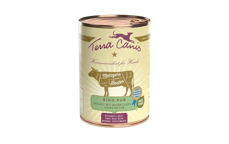 Terra Canis Nassfutter Metzgers Bestes con Rind, 400 g