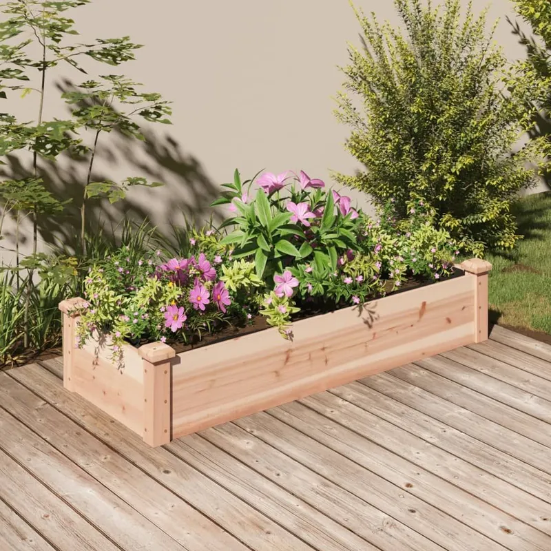 vaso rialzato con Einsatz 120x45x25 cm legno massiccio Tanne