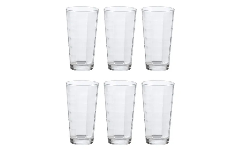 Bormioli Rocco Longdrinkverre Cube 370 ml, 6 pièces, transparent