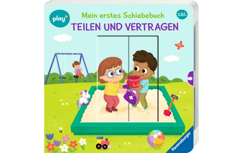 play+ Mein erstes Schiebebuch: Teilen und vertragen