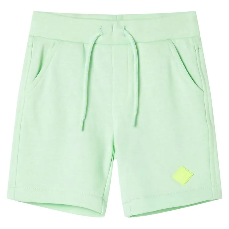 bambinishorts con Kordelzug Knallgrün 128