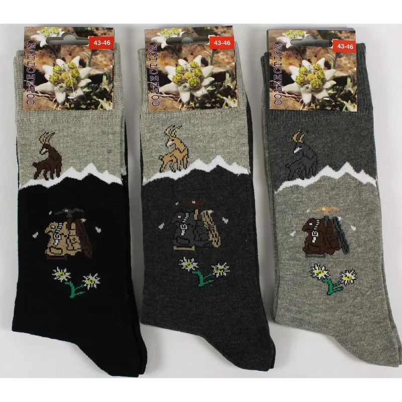 Herrensocken mit Motiv (43-46)