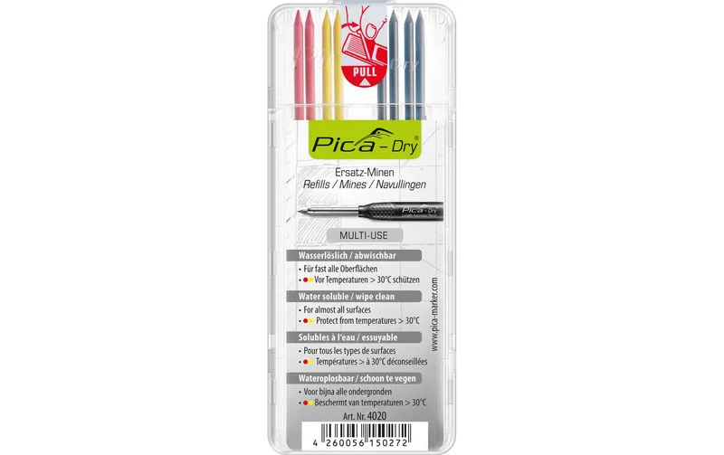Pica Ersatz-Minen Pica DRY Basis, 8 Stück