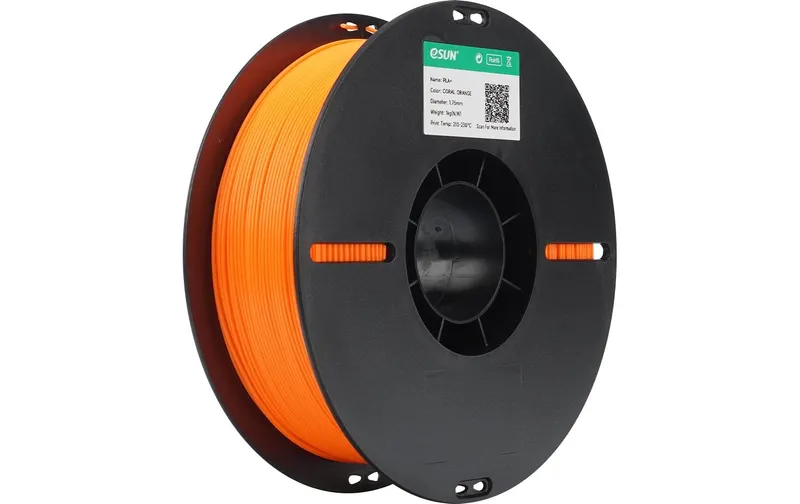 eSun Filament PLA+ HS, Korallenorange 1.75 mm 1 kg