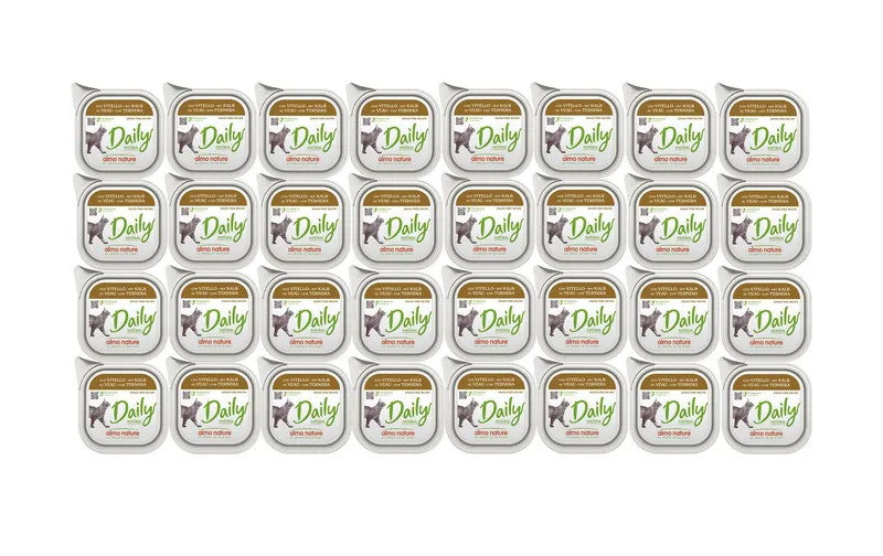 Almo naturalee Nassfutter Daily mit Kalb 32 x 100g
