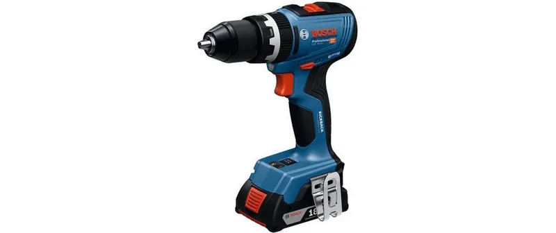 Bosch Professional Akku-Schlagbohrschrauber GSB 18 V-65 + 2x 4.0 Ah