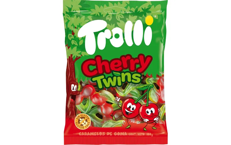Trolli Gummibonbons Cherry Twins 100 g