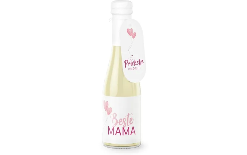 Trendcompany Geschenkidee Schaumwein Beste Mama 0.2 L