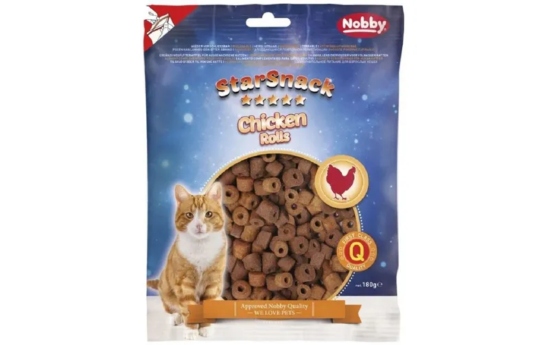 Nobby Katzen-Snack StarSnack Chicken Rolls, 180 g