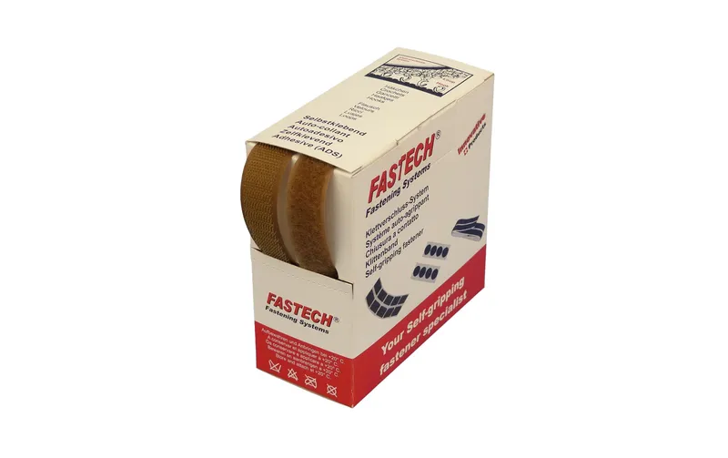 FASTECH Klettband-Box Coffee