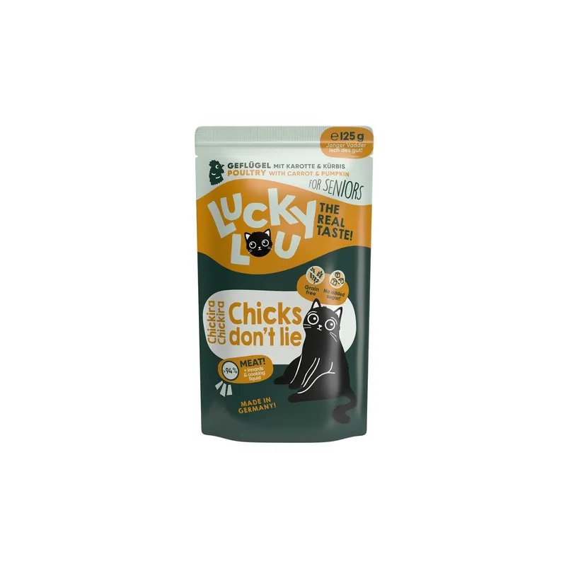 Lucky Lou Nassfutter Lifestage Senior Geflügel, 125 g