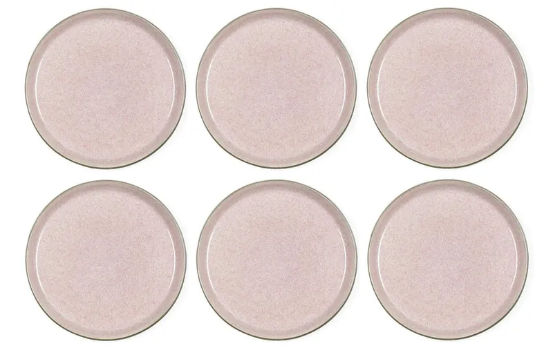 Bitz Frühstücks- & Dessertteller Ø 21 cm, 6 pièces, gris/Rosa