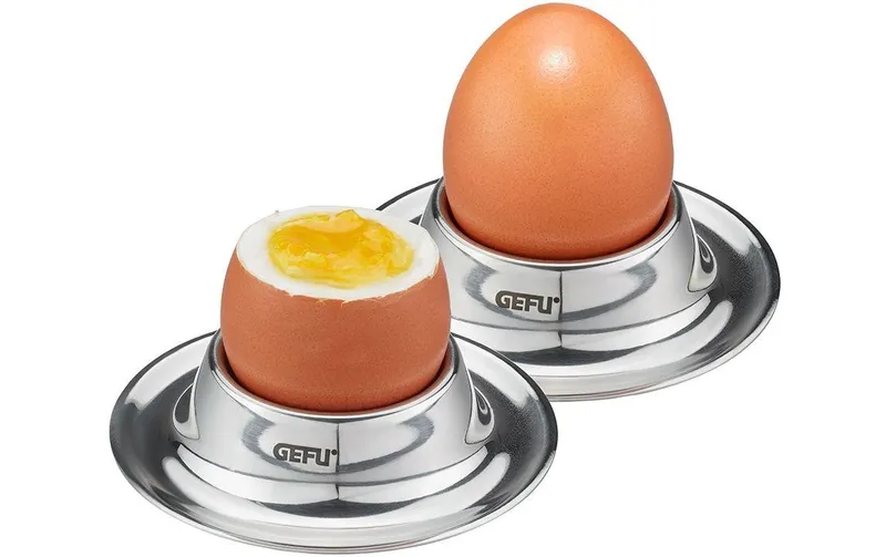 GEFU Eierbecher Ovo Silber, 2 pieces