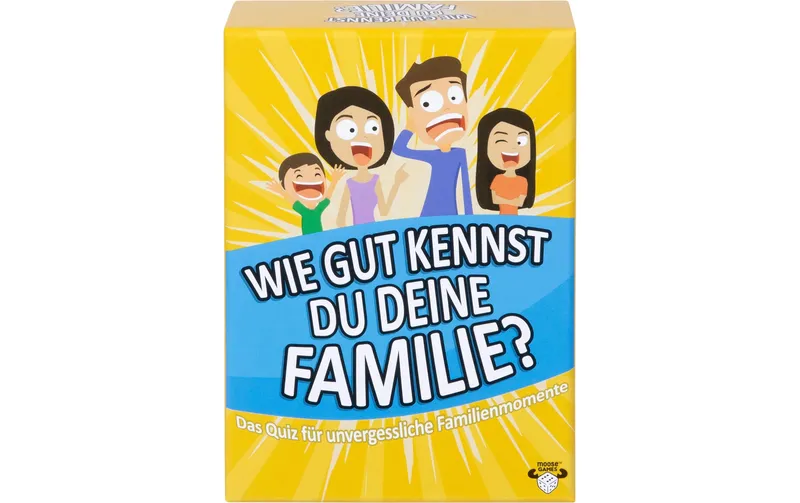 moose Kartenspiel Wie gut kennst Du Deine Familie