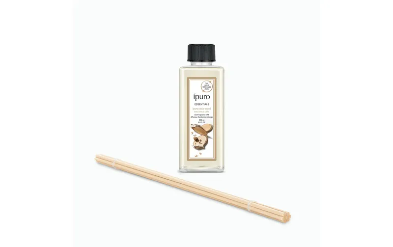 ipuro Duftstäbchen Refill Cedar Wood avec Stäbchen 200 ml